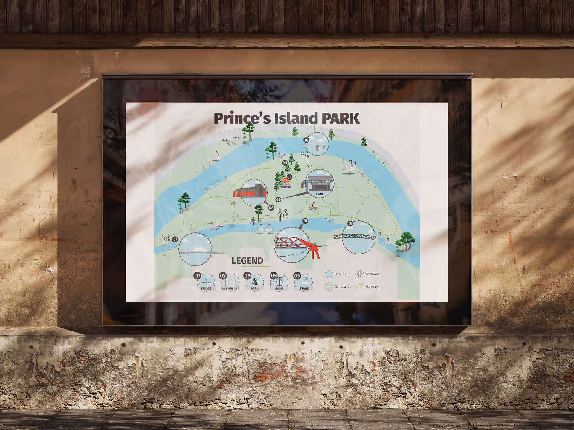 Prince’s Island Infographic Design