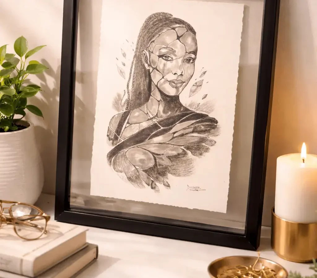 Contemporary Pencil Portrait