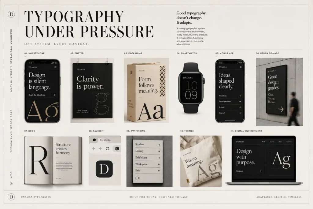 Typography under pressure