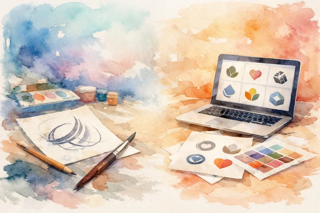 Custom Logo vs Template: What Fits Your Brand?
