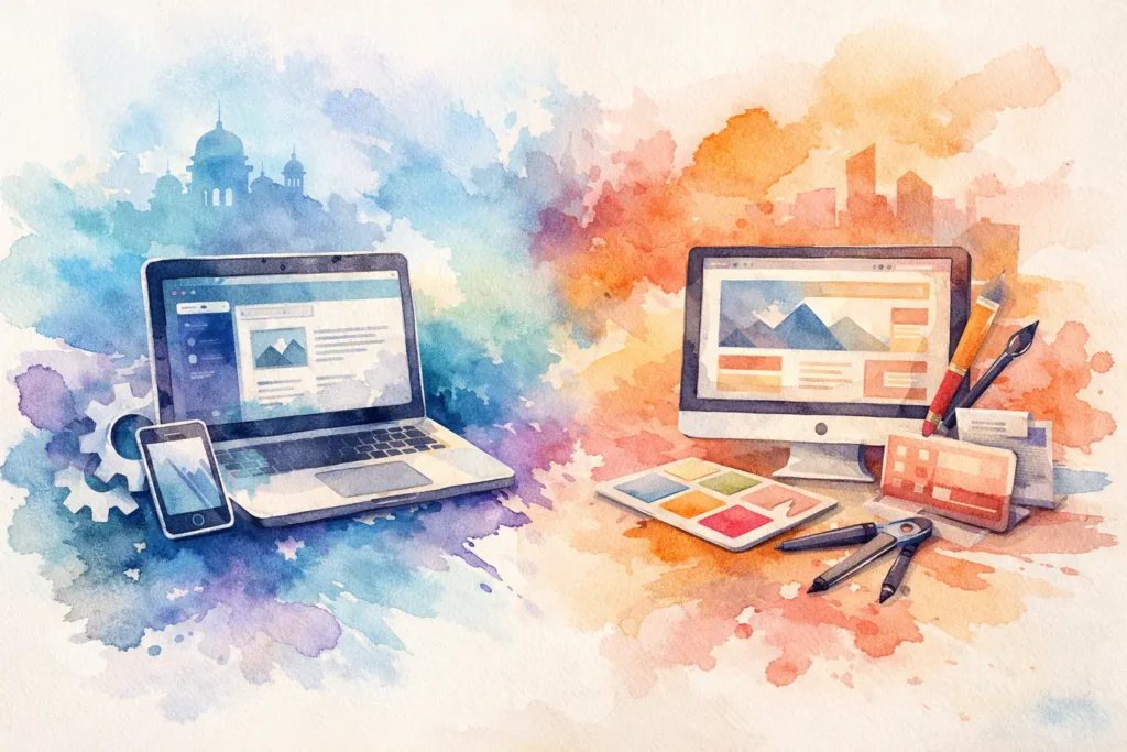 WordPress Versus Custom Websites for Growing Brands